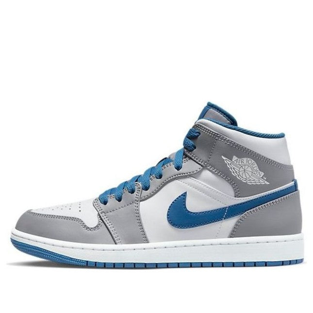 Air Jordan 1 Mid 'Cement Grey True Blue' – DQ8426-014