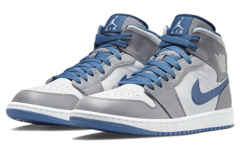 Air Jordan 1 Mid 'Cement Grey True Blue' – DQ8426-014