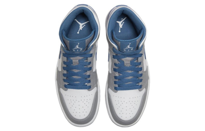 Air Jordan 1 Mid 'Cement Grey True Blue' – DQ8426-014